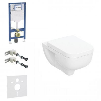 Geberit Duofix iCon zestaw WC podtynkowy 5w1 biały połysk 69588 Geberit Duofix iCon zestaw WC podtynkowy 5w1 biały połysk 69588