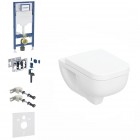 Geberit Duofix DuoFresh Selnova Square zestaw WC podtynkowy 6w1 biały połysk 75495