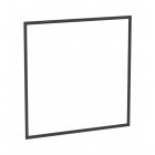 Geberit One ramka ozdobna do szafki z lustrem 60 cm montaż podtynkowy czarny mat 505.841.00.3