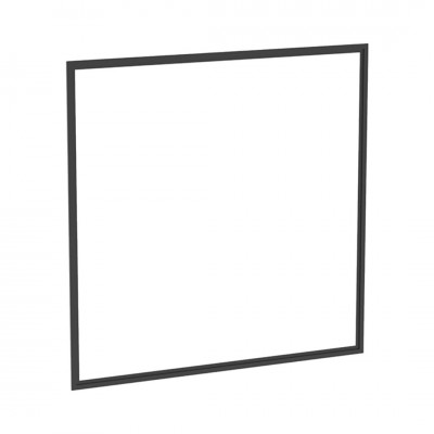 Geberit One ramka ozdobna do szafki z lustrem 60 cm montaż podtynkowy czarny mat 505.841.00.3