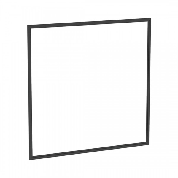 Geberit One ramka ozdobna do szafki z lustrem 60 cm montaż podtynkowy czarny mat 505.841.00.3