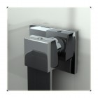 Kohlman Axis bateria umywalkowa podtynkowa 2-otworowa wylewka 17 cm QW180N