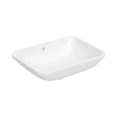 Geberit Variform umywalka podblatowa 53x40 cm prostokątna biała 505.060.01.1