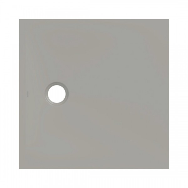 Geberit CleanFloor30 brodzik kwadratowy 80x80 cm szary mat 551.202.29.1