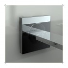 Kohlman Axis bateria umywalkowa podtynkowa 3-otworowa wylewka 17 cm QW190N