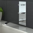 Kohlman Axis bateria umywalkowa podtynkowa 3-otworowa wylewka 17 cm QW196N