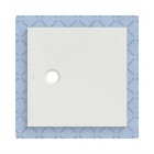 Geberit CleanFloor30 brodzik kwadratowy 80x80 cm z włókniną uszczelniającą biały mat 551.102.00.1