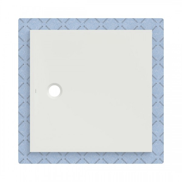 Geberit CleanFloor30 brodzik kwadratowy 100x100 cm z włókniną uszczelniającą biały mat 551.120.00.1