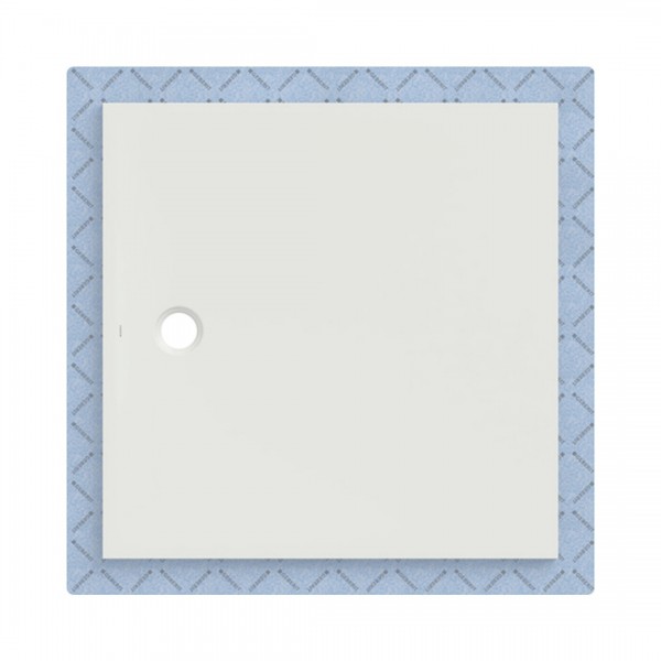 Geberit CleanFloor30 brodzik kwadratowy 120x120 cm z włókniną uszczelniającą biały mat 551.126.00.1