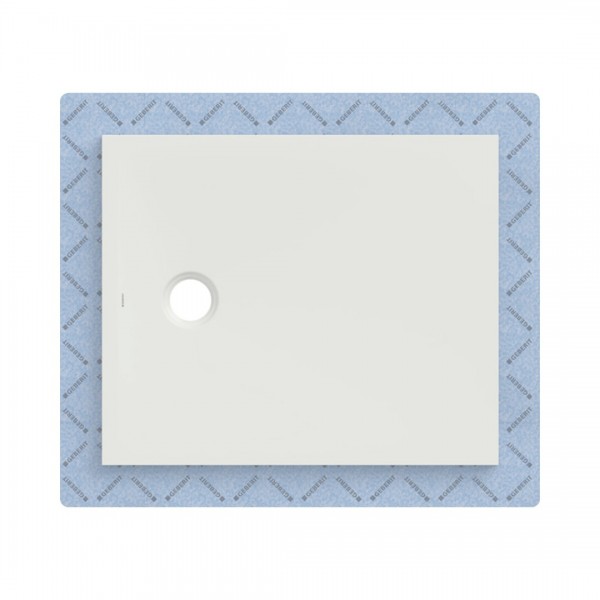 Geberit CleanFloor30 brodzik prostokątny 90x75 cm z włókniną uszczelniającą biały mat 551.100.00.1