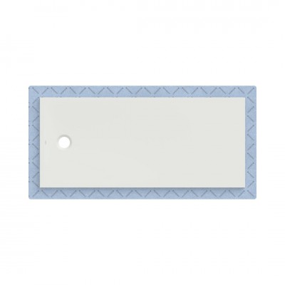 Geberit CleanFloor30 brodzik prostokątny 170x75 cm z włókniną uszczelniającą biały mat 551.101.00.1
