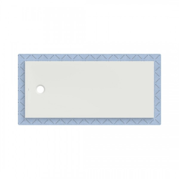 Geberit CleanFloor30 brodzik prostokątny 170x75 cm z włókniną uszczelniającą biały mat 551.101.00.1