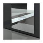 Kohlman Axis bateria umywalkowa podtynkowa 3-otworowa wylewka 17 cm QW196N