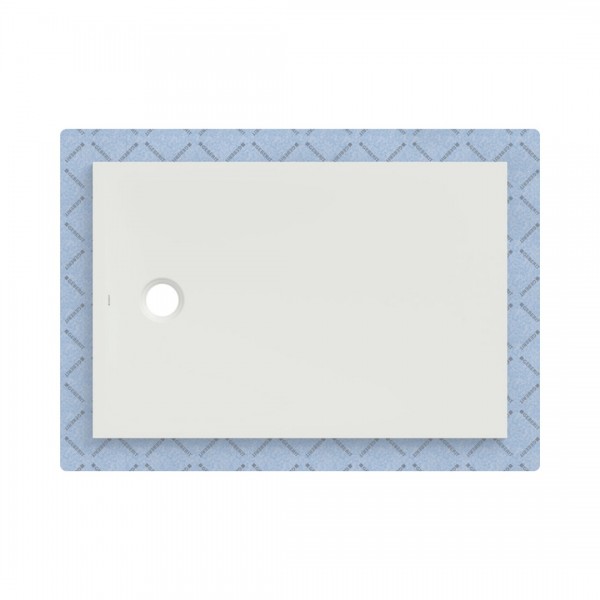 Geberit CleanFloor30 brodzik prostokątny 120x80 cm z włókniną uszczelniającą biały mat 551.106.00.1