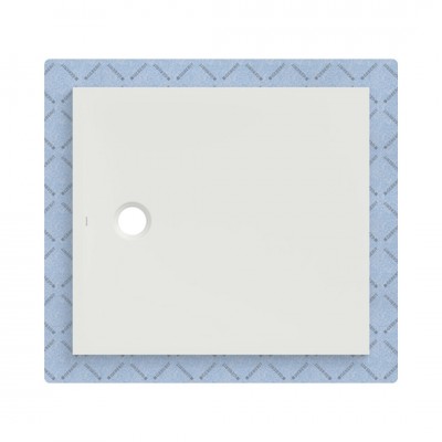 Geberit CleanFloor30 brodzik prostokątny 100x90 cm z włókniną uszczelniającą biały mat 551.112.00.1