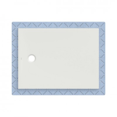 Geberit CleanFloor30 brodzik prostokątny 120x90 cm z włókniną uszczelniającą biały mat 551.114.00.1