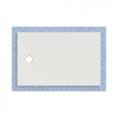 Geberit CleanFloor30 brodzik prostokątny 140x90 cm z włókniną uszczelniającą biały mat 551.115.00.1