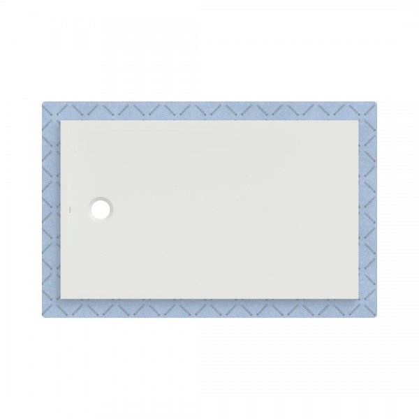 Geberit CleanFloor30 brodzik prostokątny 150x90 cm z włókniną uszczelniającą biały mat 551.116.00.1