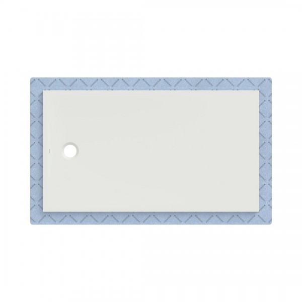 Geberit CleanFloor30 brodzik prostokątny 160x90 cm z włókniną uszczelniającą biały mat 551.117.00.1