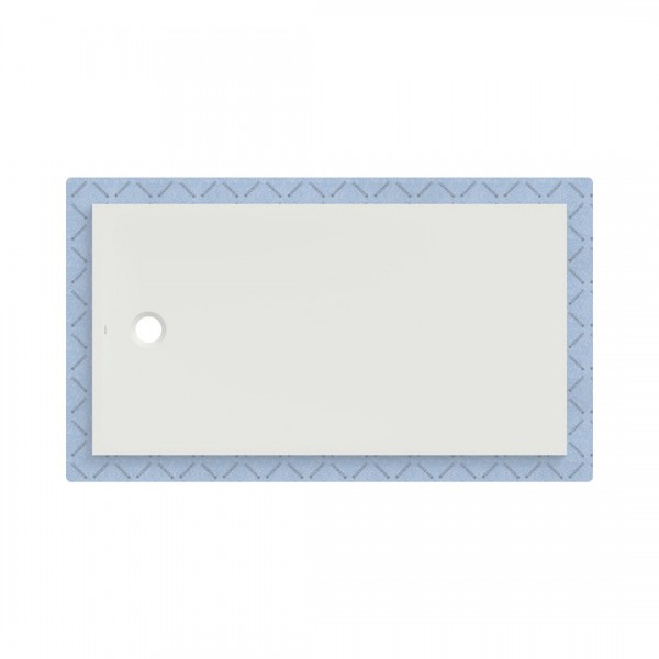Geberit CleanFloor30 brodzik prostokątny 170x90 cm z włókniną uszczelniającą biały mat 551.118.00.1