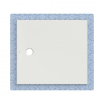 Geberit CleanFloor30 brodzik prostokątny 110x100 cm z włókniną uszczelniającą biały mat 551.121.00.1