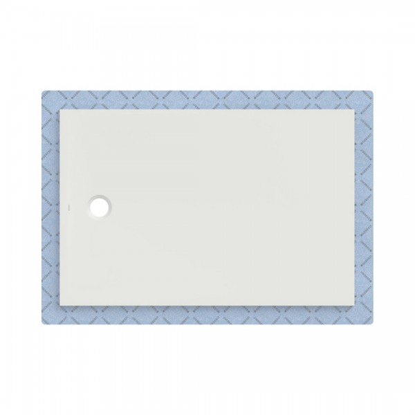 Geberit CleanFloor30 brodzik prostokątny 150x100 cm z włókniną uszczelniającą biały mat 551.124.00.1