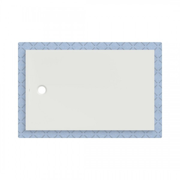 Geberit CleanFloor30 brodzik prostokątny 160x100 cm z włókniną uszczelniającą biały mat 551.125.00.1