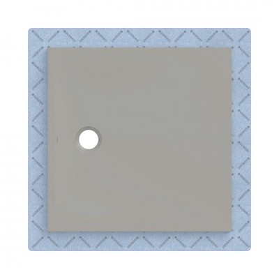 Geberit CleanFloor30 brodzik kwadratowy 90x90 cm z włókniną uszczelniającą szary mat 551.111.29.1