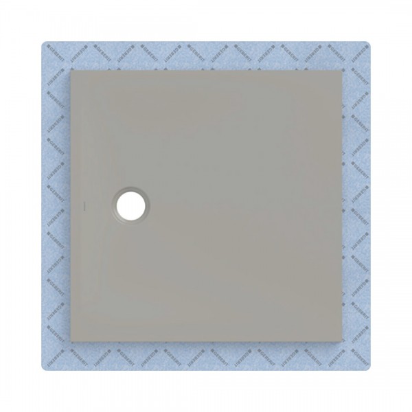 Geberit CleanFloor30 brodzik kwadratowy 90x90 cm z włókniną uszczelniającą szary mat 551.111.29.1