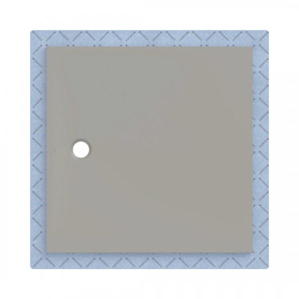 Geberit CleanFloor30 brodzik kwadratowy 120x120 cm z włókniną uszczelniającą szary mat 551.126.29.1