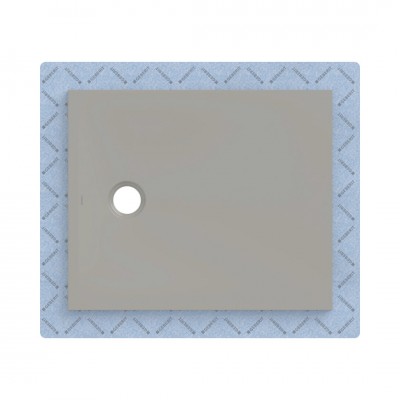 Geberit CleanFloor30 brodzik prostokątny 90x75 cm z włókniną uszczelniającą szary mat 551.100.29.1