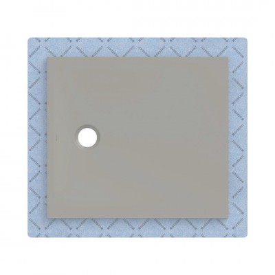 Geberit CleanFloor30 brodzik prostokątny 90x80 cm z włókniną uszczelniającą szary mat 551.103.29.1