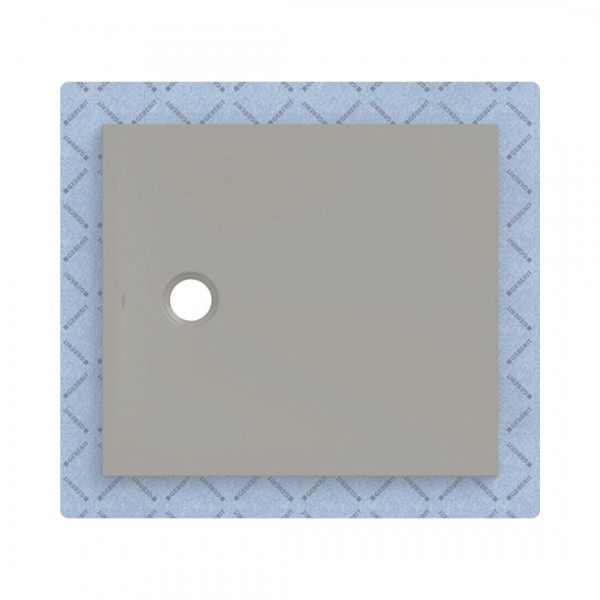 Geberit CleanFloor30 brodzik prostokątny 90x80 cm z włókniną uszczelniającą szary mat 551.103.29.1