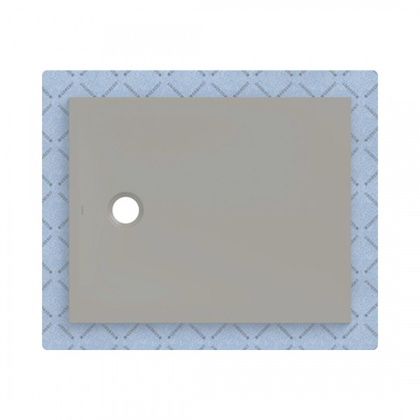 Geberit CleanFloor30 brodzik prostokątny 100x80 cm z włókniną uszczelniającą szary mat 551.104.29.1