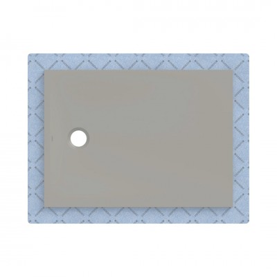 Geberit CleanFloor30 brodzik prostokątny 110x80 cm z włókniną uszczelniającą szary mat 551.105.29.1