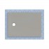 Geberit CleanFloor30 brodzik prostokątny 110x80 cm z włókniną uszczelniającą szary mat 551.105.29.1