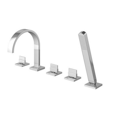 Kohlman Axis bateria wannowa stojąca 5-otworowa QB262N