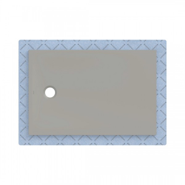 Geberit CleanFloor30 brodzik prostokątny 120x80 cm z włókniną uszczelniającą szary mat 551.106.29.1