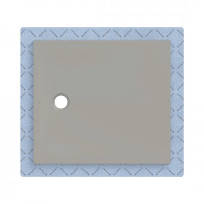 Geberit CleanFloor30 brodzik prostokątny 100x90 cm z włókniną uszczelniającą szary mat 551.112.29.1