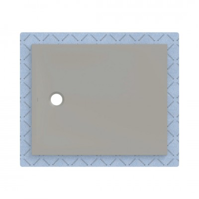 Geberit CleanFloor30 brodzik prostokątny 110x90 cm z włókniną uszczelniającą szary mat 551.113.29.1