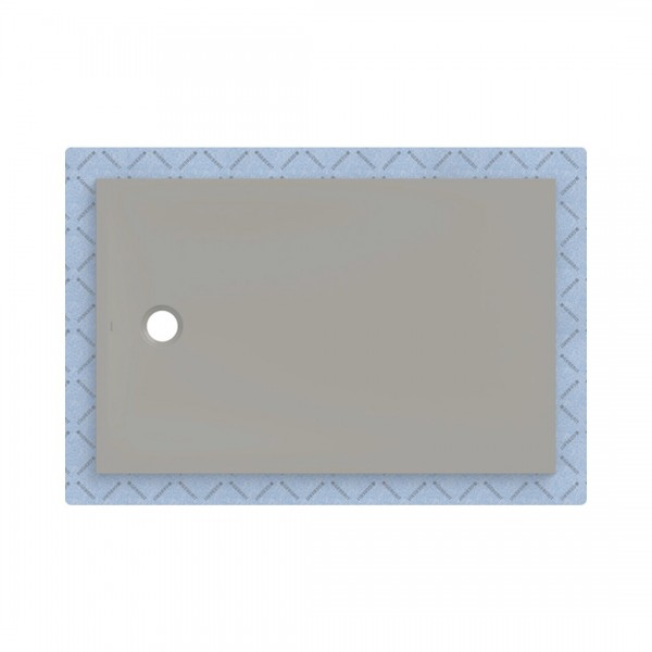 Geberit CleanFloor30 brodzik prostokątny 140x90 cm z włókniną uszczelniającą szary mat 551.115.29.1