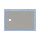 Geberit CleanFloor30 brodzik prostokątny 140x90 cm z włókniną uszczelniającą szary mat 551.115.29.1
