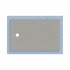Geberit CleanFloor30 brodzik prostokątny 140x90 cm z włókniną uszczelniającą szary mat 551.115.29.1
