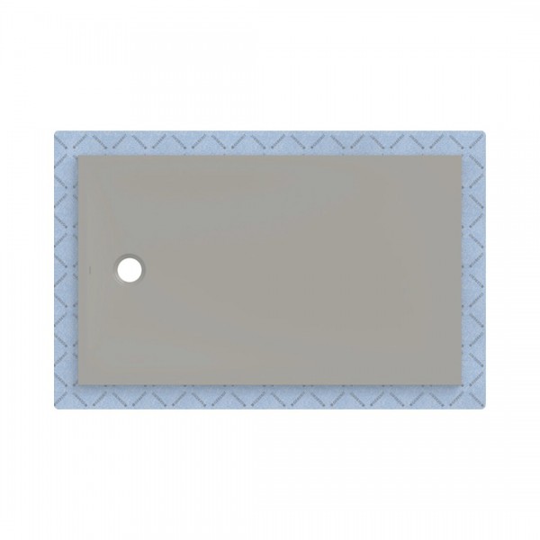 Geberit CleanFloor30 brodzik prostokątny 150x90 cm z włókniną uszczelniającą szary mat 551.116.29.1