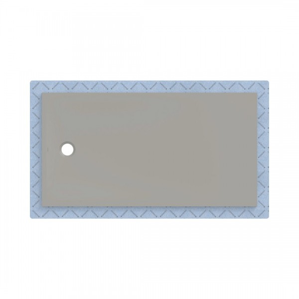 Geberit CleanFloor30 brodzik prostokątny 170x90 cm z włókniną uszczelniającą szary mat 551.118.29.1
