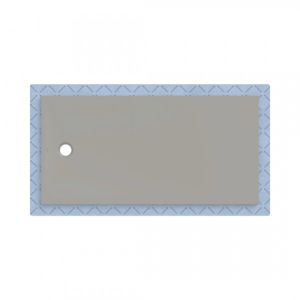 Geberit CleanFloor30 brodzik prostokątny 180x90 cm z włókniną uszczelniającą szary mat 551.119.29.1