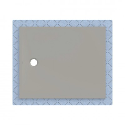 Geberit CleanFloor30 brodzik prostokątny 120x100 cm z włókniną uszczelniającą szary mat 551.122.29.1