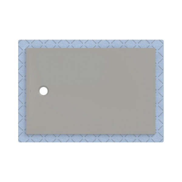 Geberit CleanFloor30 brodzik prostokątny 150x100 cm z włókniną uszczelniającą szary mat 551.124.29.1