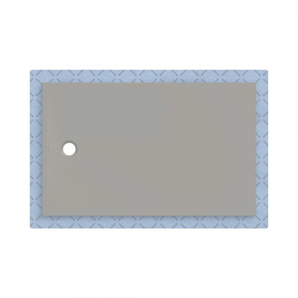 Geberit CleanFloor30 brodzik prostokątny 160x100 cm z włókniną uszczelniającą szary mat 551.125.29.1