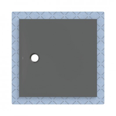 Geberit CleanFloor30 brodzik kwadratowy 100x100 cm z włókniną uszczelniającą grafit mat 551.120.DM.1